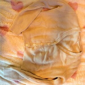 Elegant Beige Button-Up Cardigan